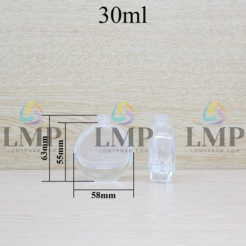 Thân chai chữ O 30ml cổ Ø14.5