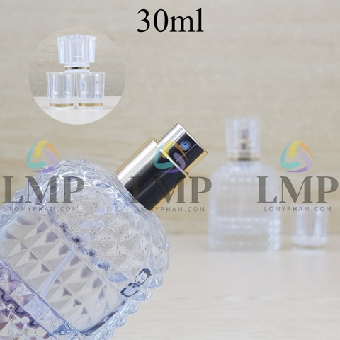 Chai nước hoa gai nắp vuông 30ml