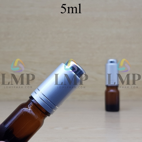 Chai tinh dầu nắp nhấn 5ml