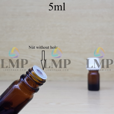 Chai tinh dầu nắp dày 5ml