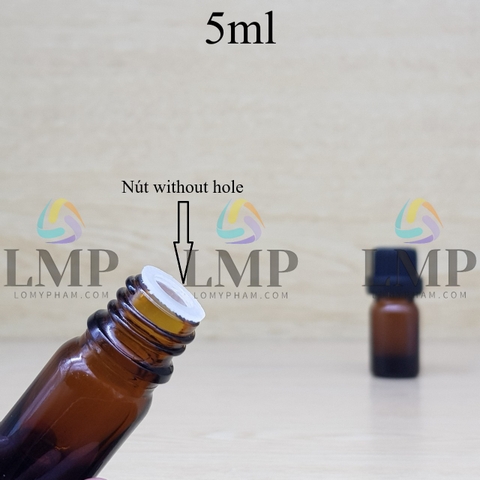 Chai tinh dầu nắp dày 5ml
