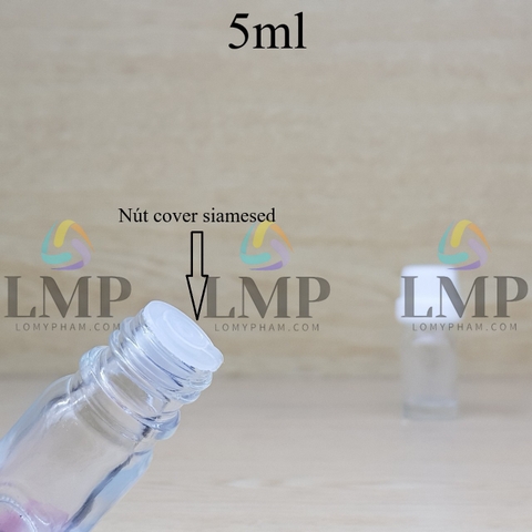 Chai tinh dầu nắp dày 5ml