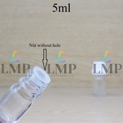 Chai tinh dầu nắp dày 5ml
