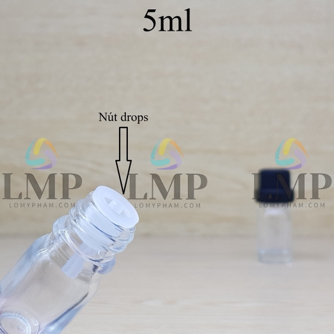 Chai tinh dầu nắp dày 5ml