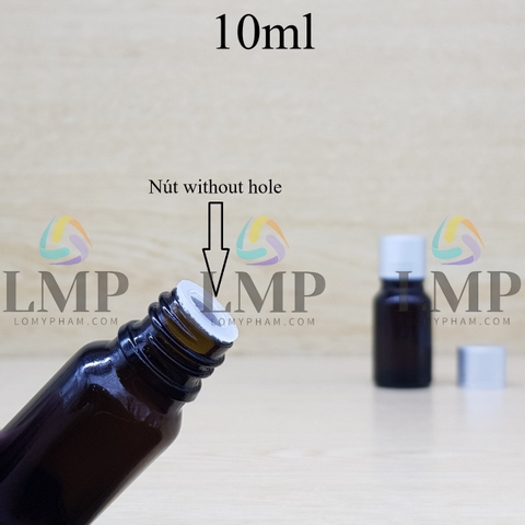 Chai tinh dầu nắp xi 2 viền 10ml