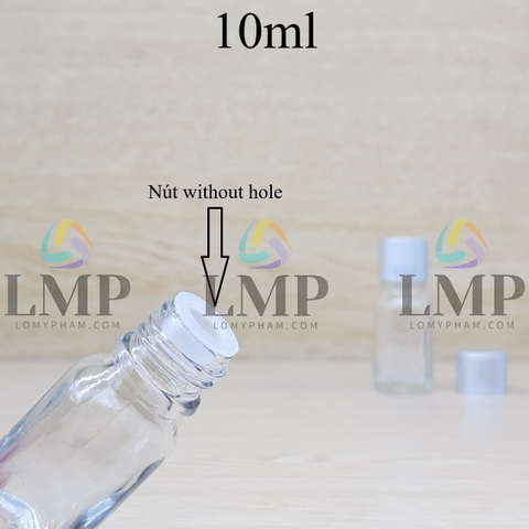 Chai tinh dầu nắp xi 2 viền 10ml