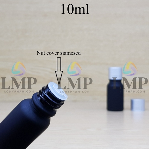 Chai tinh dầu nắp xi 2 viền 10ml