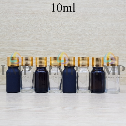 Chai tinh dầu nắp sọc 10ml