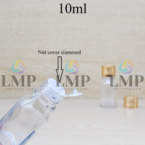 Chai tinh dầu nắp sọc 10ml