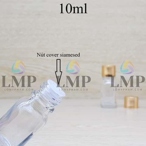 Chai tinh dầu nắp sọc 10ml
