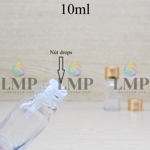 Chai tinh dầu nắp sọc 10ml