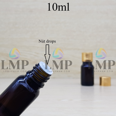 Chai tinh dầu nắp sọc 10ml