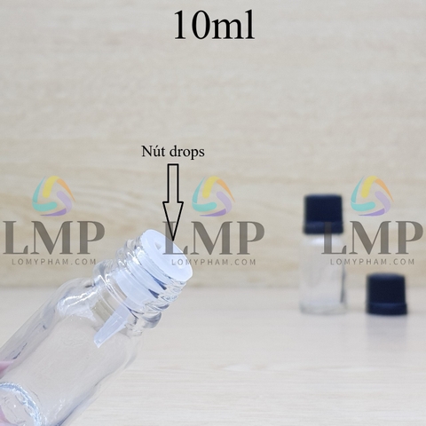 Chai tinh dầu nắp nhựa mỏng 10ml
