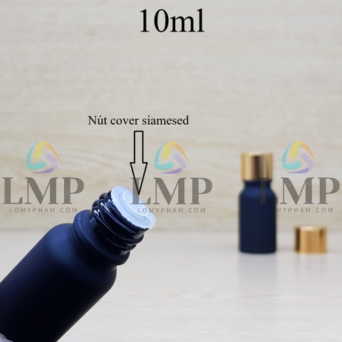 Chai tinh dầu nắp xi KO viền 10ml