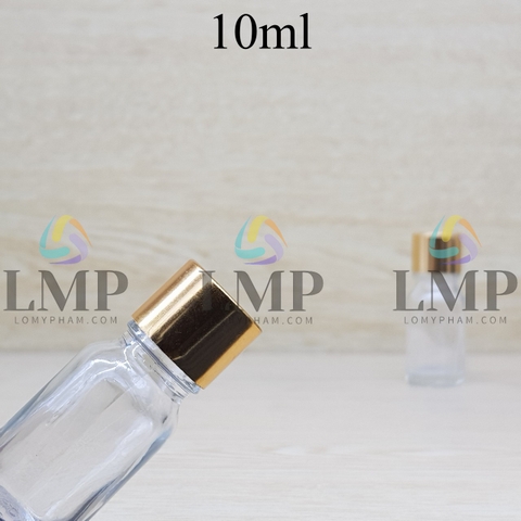 Chai tinh dầu nắp xi KO viền 10ml
