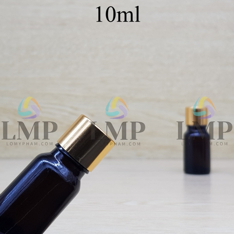 Chai tinh dầu nắp xi KO viền 10ml