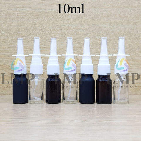 Chai tinh dầu xịt mũi vuông thẳng 10ml