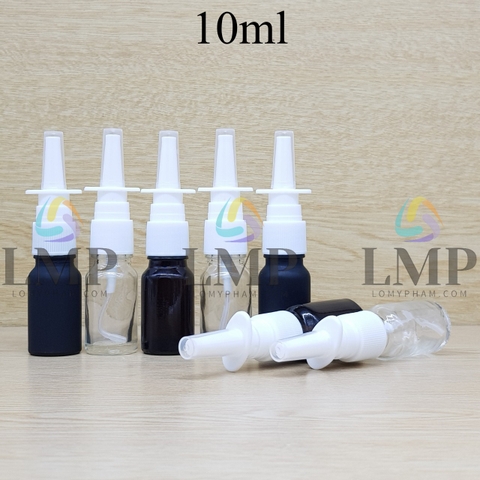 Chai tinh dầu xịt mũi vuông thẳng 10ml
