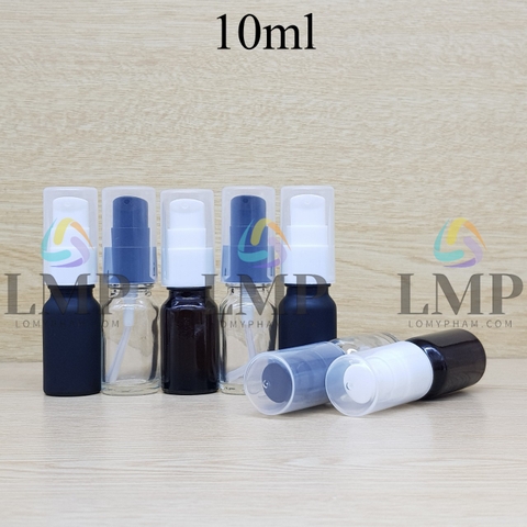 Chai tinh dầu đầu xịt giọt KO viền 10ml