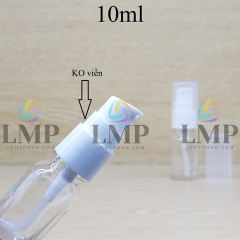 Chai tinh dầu đầu xịt giọt KO viền 10ml