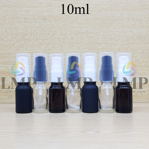 Chai tinh dầu đầu xịt giọt có 2 viền 10ml
