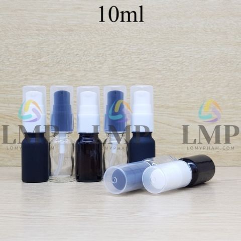 Chai tinh dầu đầu xịt giọt có 2 viền 10ml
