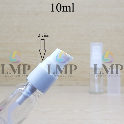 Chai tinh dầu đầu xịt giọt có 2 viền 10ml