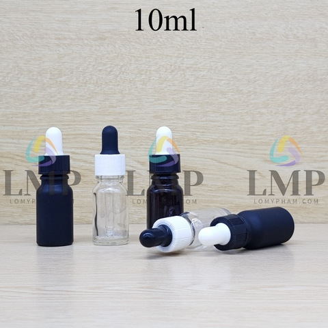 Chai tinh dầu nắp bóp khoen nhựa sọc 10ml