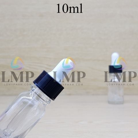 Chai tinh dầu nắp bóp khoen nhựa sọc 10ml