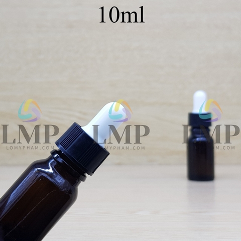 Chai tinh dầu nắp bóp khoen nhựa sọc 10ml