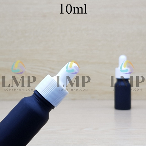 Chai tinh dầu nắp bóp khoen nhựa sọc 10ml