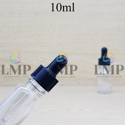 Chai tinh dầu nắp bóp khoen nhựa sọc 10ml