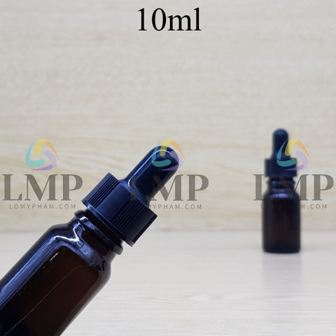 Chai tinh dầu nắp bóp khoen nhựa sọc 10ml