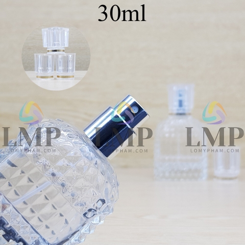 Chai nước hoa gai nắp vuông 30ml