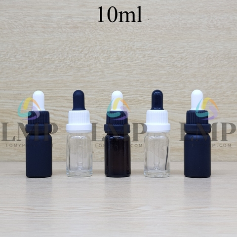 Chai tinh dầu nắp bóp sọc dày 10ml