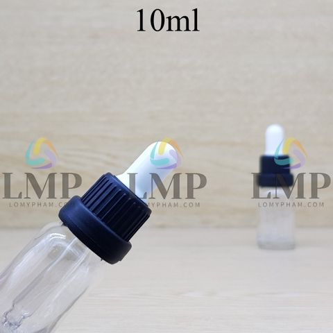 Chai tinh dầu nắp bóp sọc dày 10ml