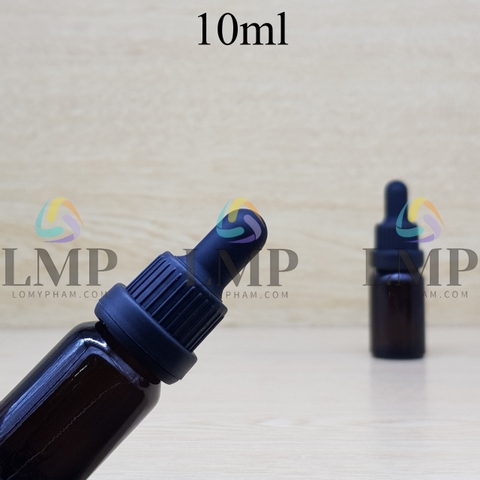 Chai tinh dầu nắp bóp sọc dày 10ml