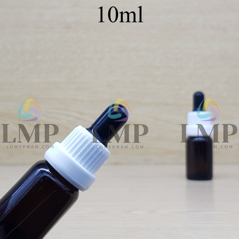 Chai tinh dầu nắp bóp sọc dày 10ml