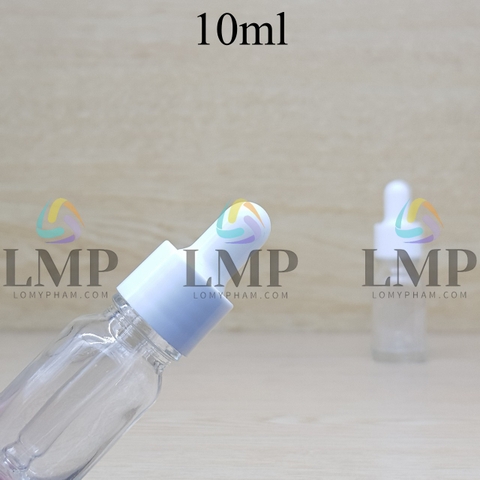 Chai tinh dầu nắp bóp khoen nhựa trơn 10ml