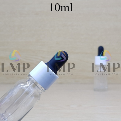 Chai tinh dầu nắp bóp khoen nhựa trơn 10ml