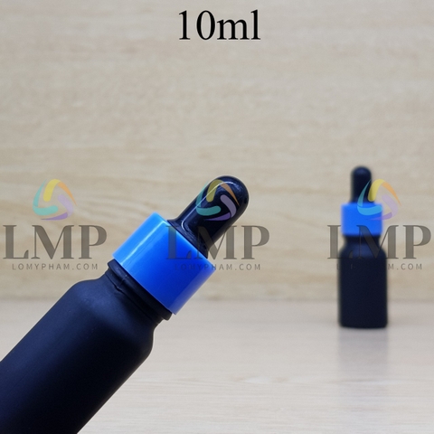 Chai tinh dầu nắp bóp khoen nhựa trơn 10ml