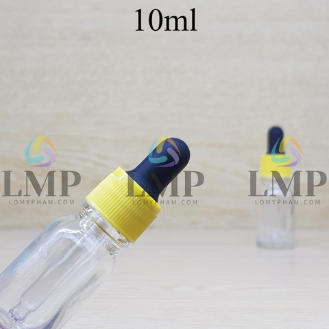 Chai tinh dầu nắp bóp khoen nhựa sọc 10ml