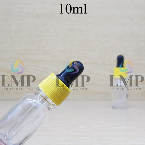 Chai tinh dầu nắp bóp khoen nhựa sọc 10ml