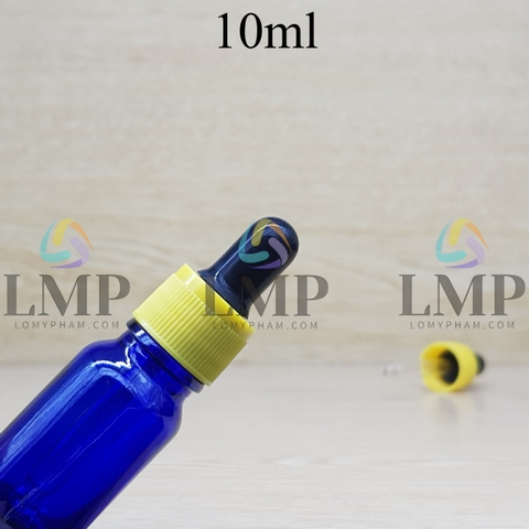 Chai tinh dầu nắp bóp khoen nhựa sọc 10ml