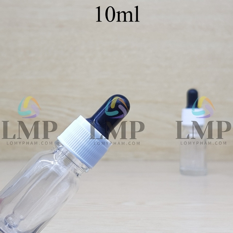 Chai tinh dầu nắp bóp khoen nhựa sọc 10ml