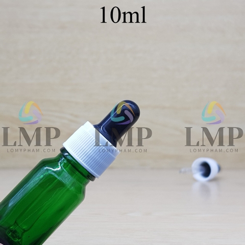 Chai tinh dầu nắp bóp khoen nhựa sọc 10ml