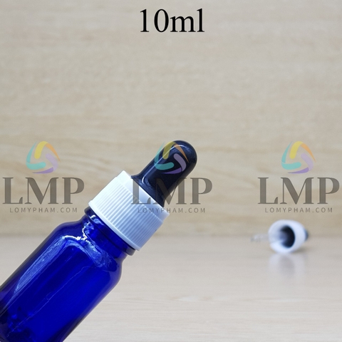 Chai tinh dầu nắp bóp khoen nhựa sọc 10ml