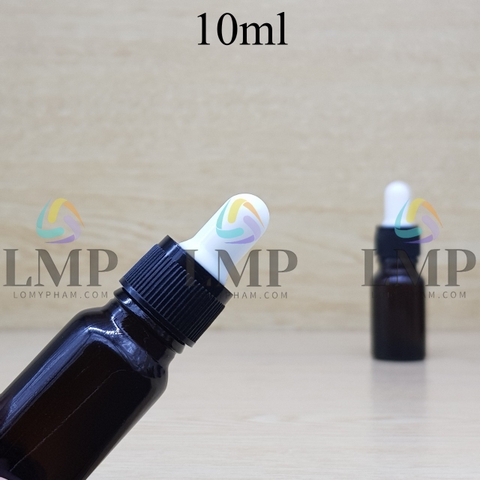 Chai tinh dầu nắp bóp khoen nhựa sọc 10ml