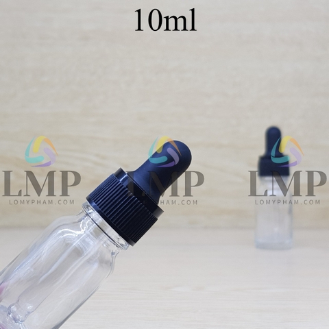Chai tinh dầu nắp bóp khoen nhựa sọc 10ml