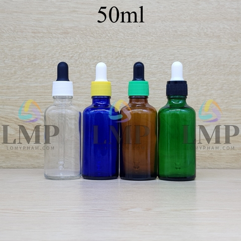 Chai tinh dầu nắp bóp khoen nhựa sọc 50ml